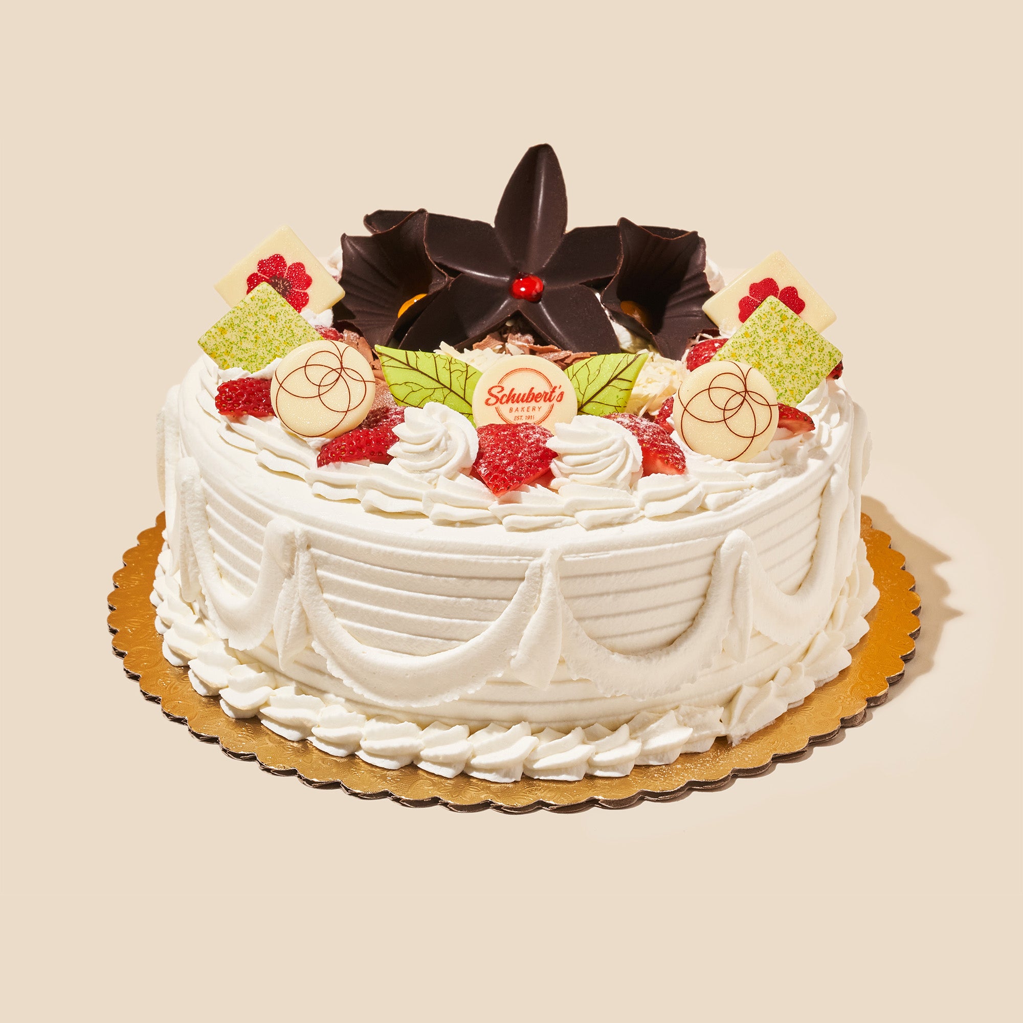 strawberry romanoff cake