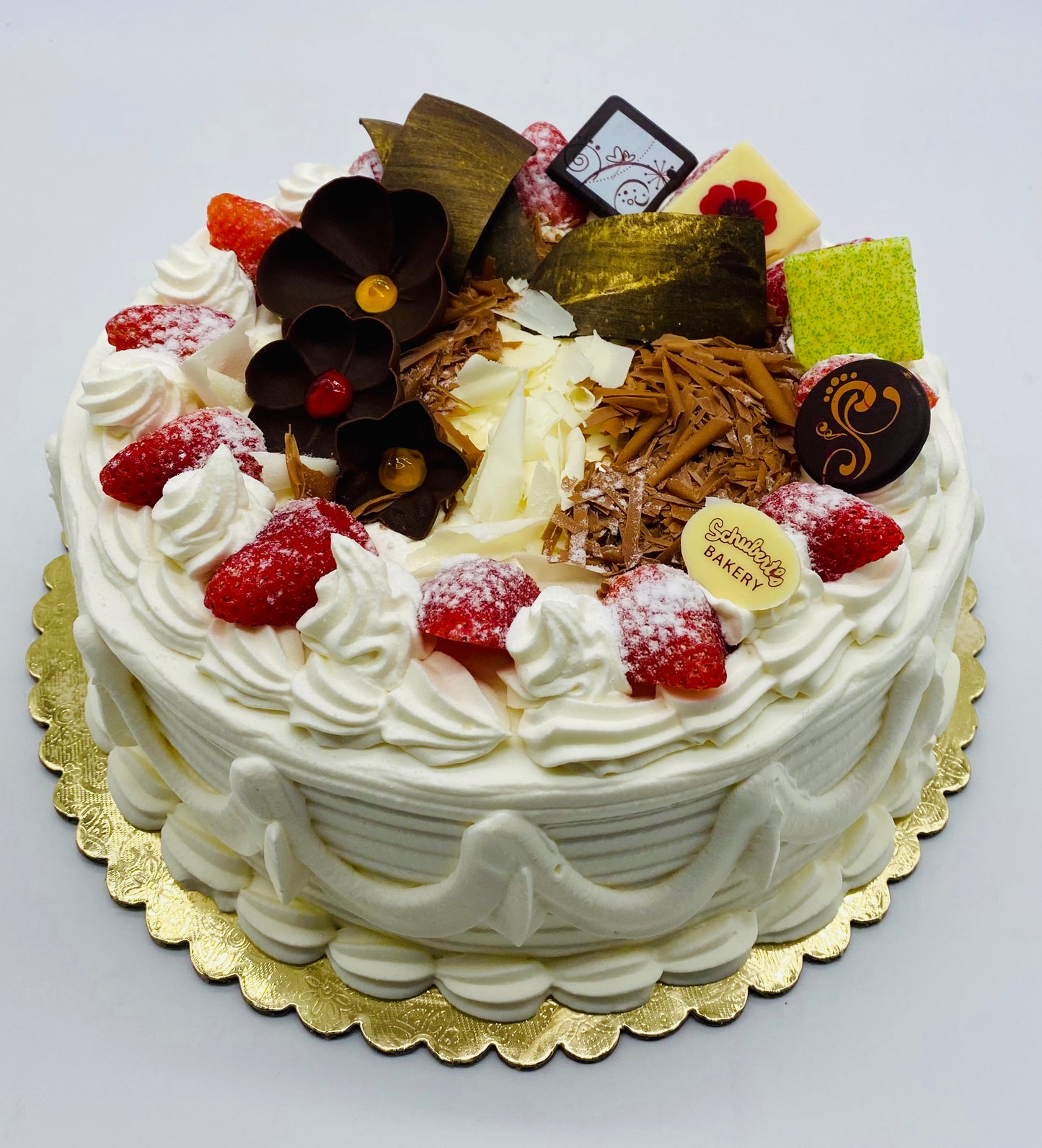 Strawberry Romanoff Cake