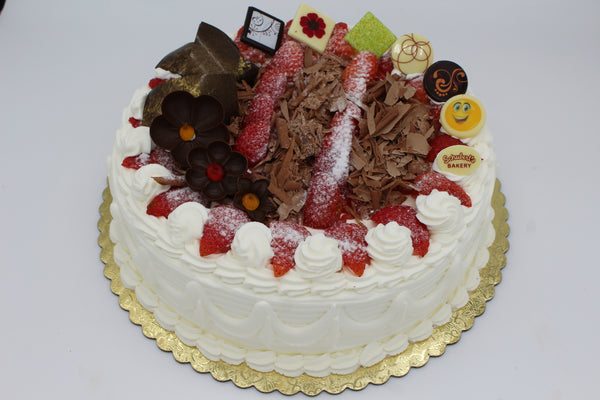 A tempting cake from Schubert's Bakery in San Francisco, California.